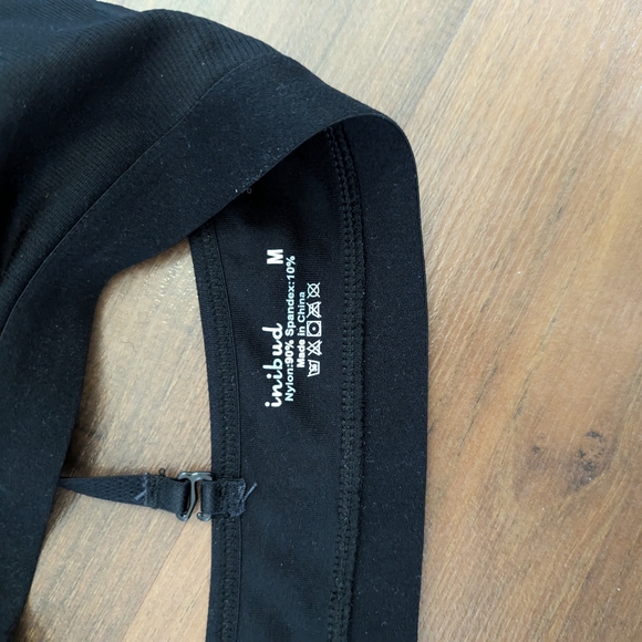 NWOT Inibud Black Triangle Bralette - Picture 3 of 3